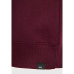 Funky Buddha Ανδρική Μακρυμάνικη Μπλούζα με Λαιμόκοψη Μπορντό