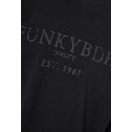 Funky Buddha Ανδρική Μπλούζα Με Μακρύ Μανίκι (FBM012-005-07-BLACK)