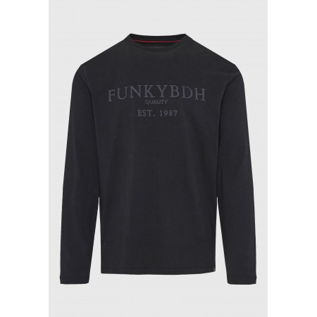 Funky Buddha Ανδρική Μπλούζα Με Μακρύ Μανίκι 