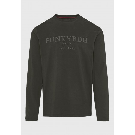 Funky Buddha Ανδρική Μπλούζα Με Μακρύ Μανίκι 