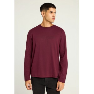 Funky Buddha Ανδρική Μπλούζα Με Μακρύ Μανίκι (FBM012-005-07-MERLOT)
