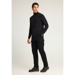 Funky Buddha Ανδρικό Πλεκτό Με Ψηλό Λαιμό (FBM012-005-09-BLACK)