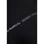 Funky Buddha Ανδρικό Φούτερ Με Λαιμόκοψη (FBM012-008-06-BLACK)