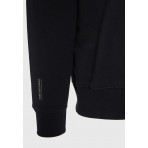 Funky Buddha Ανδρικό Φούτερ Με Λαιμόκοψη (FBM012-008-06-BLACK)