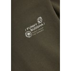 Funky Buddha Ανδρικό Κοντομάνικο T-Shirt Λαδί