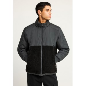 Funky Buddha Μπουφάν Bomber Ανδρικό (FBM012-011-01-ANTHRACITE)