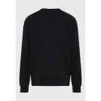 Funky Buddha Ανδρική Μακρυμάνικη Μπλούζα με Λαιμόκοψη Μαύρη