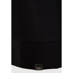 Funky Buddha Ανδρική Μακρυμάνικη Μπλούζα με Λαιμόκοψη Μαύρη