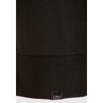 Funky Buddha Ανδρική Μακρυμάνικη Μπλούζα με Λαιμόκοψη Χακί