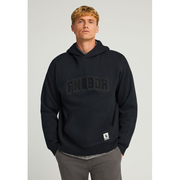 Funky Buddha Ανδρικό Φούτερ Με Κουκούλα (FBM012-013-06-BLACK)