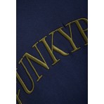 Funky Buddha Ανδρικό Φούτερ με Κουκούλα Μπλε Σκούρο