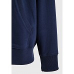 Funky Buddha Ανδρικό Φούτερ με Κουκούλα Μπλε Σκούρο