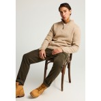 Funky Buddha Ανδρικό Κοτλέ Παντελόνι Chino Χακί