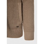 Funky Buddha Ανδρική Πλεκτή Ζακέτα Πουρό