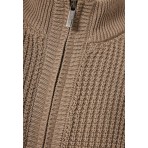 Funky Buddha Ανδρική Πλεκτή Ζακέτα Πουρό