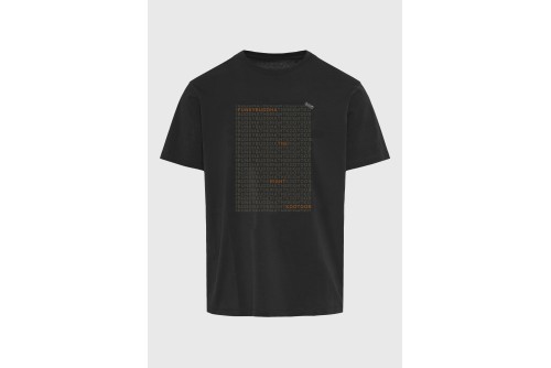 Funky Buddha Print T-Shirt Ανδρικό (FBM012-016-04-BLACK)
