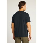 Funky Buddha Ανδρικό Κοντομάνικο T-Shirt Μαύρο