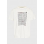 Funky Buddha Ανδρικό Κοντομάνικο T-Shirt Εκρού