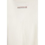 Funky Buddha Ανδρικό Κοντομάνικο T-Shirt Εκρού