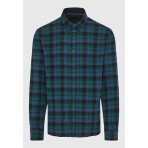 Funky Buddha Ανδρικό Μακρυμάνικο Πουκάμισο Καρό