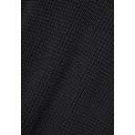 Funky Buddha Ανδρική Μακρυμάνικη Πλεκτή Μπλούζα Ανθρακί