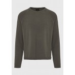 Funky Buddha Ανδρική Μπλούζα Με Μακρύ Μανίκι (FBM012-017-07-DUSTY-OLIVE)