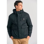 Funky Buddha Ανδρικό Τζάκετ Casual (FBM012-018-01-BLACK)