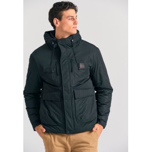 Funky Buddha Ανδρικό Τζάκετ Casual (FBM012-018-01-BLACK)