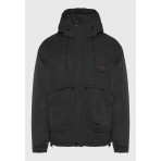 Funky Buddha Ανδρικό Τζάκετ Casual (FBM012-018-01-BLACK)