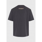 Funky Buddha Ανδρικό Κοντομάνικο T-Shirt Ανθρακί