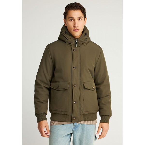 Funky Buddha Ανδρικό Bomber Τζάκετ (FBM012-020-01-FOREST-NIGHT)