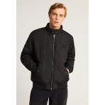 Funky Buddha Ανδρικό Bomber Τζάκετ (FBM012-022-01-BLACK)