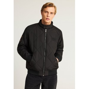 Funky Buddha Ανδρικό Bomber Τζάκετ (FBM012-022-01-BLACK)