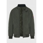 Funky Buddha Ανδρικό Bomber Τζάκετ (FBM012-022-01-FOREST-NIGHT)