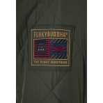 Funky Buddha Ανδρικό Bomber Τζάκετ (FBM012-022-01-FOREST-NIGHT)