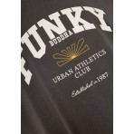 Funky Buddha Ανδρικό Κοντομάνικο T-Shirt Χακί