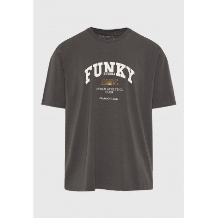 Funky Buddha Ανδρικό Κοντομάνικο T-Shirt Χακί