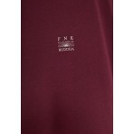 Funky Buddha Ανδρικό Κοντομάνικο T-Shirt Μπορντό