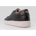 Funky Buddha Ανδρικά Δερμάτινα Sneakers Μαύρα, Λευκά