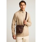 Funky Buddha Ανδρική Τσάντα (FBM012-022-10-DK-BROWN)