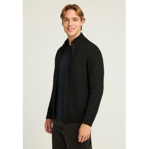 Funky Buddha Knitted  Ζακέτα Πλεκτή Ανδρική (FBM012-023-09-BLACK)