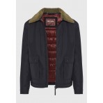 Funky Buddha Ανδρικό Casual Τζάκετ (FBM012-026-01-BLACK)