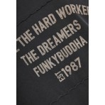 Funky Buddha Ανδρικό Κοντομάνικο T-Shirt Ανθρακί