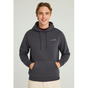 Funky Buddha Chest Printed Hoodie Ανδρικό (FBM012-028-06-ANTHRACITE)