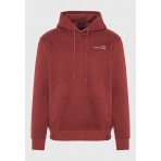 Funky Buddha Ανδρικό Φούτερ με Κουκούλα Κεραμιδί