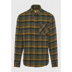 Funky Buddha Ανδρικό Μακρυμάνικο Πουκάμισο Καρό