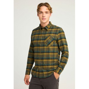 Funky Buddha Ανδρικό Πουκάμισο Καρό (FBM012-029-05-DUSTY-OLIVE)