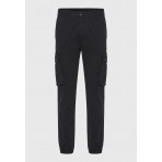 Funky Buddha Ανδρικό Παντελόνι Cargo (FBM012-030-02-BLACK)