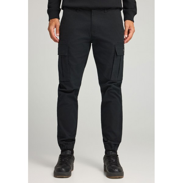 Funky Buddha Ανδρικό Παντελόνι Cargo (FBM012-030-02-BLACK)