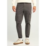 Funky Buddha Ανδρικό Παντελόνι Cargo (FBM012-030-02-DK-GREY)